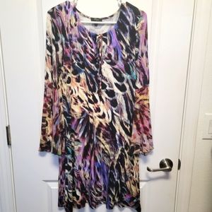 Mid length long sleeve dress